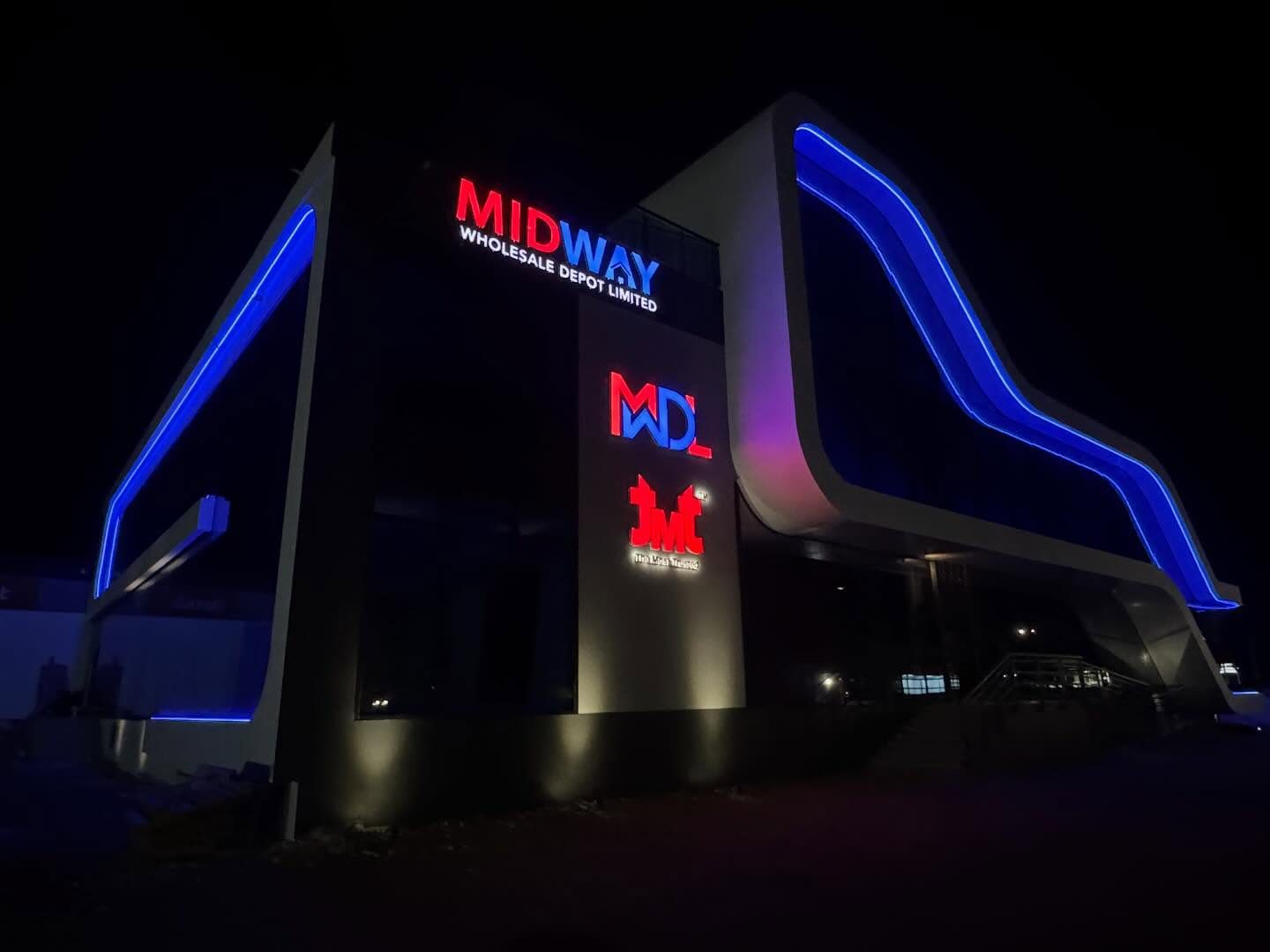 Midway Wholesale building
